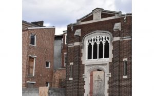This East Baltimore structure once served as the home of the Salem Hebrew Lutheran Mission, a Messianic group founded by Henry Einspruch in 1923. (Photos by Alan Feiler)