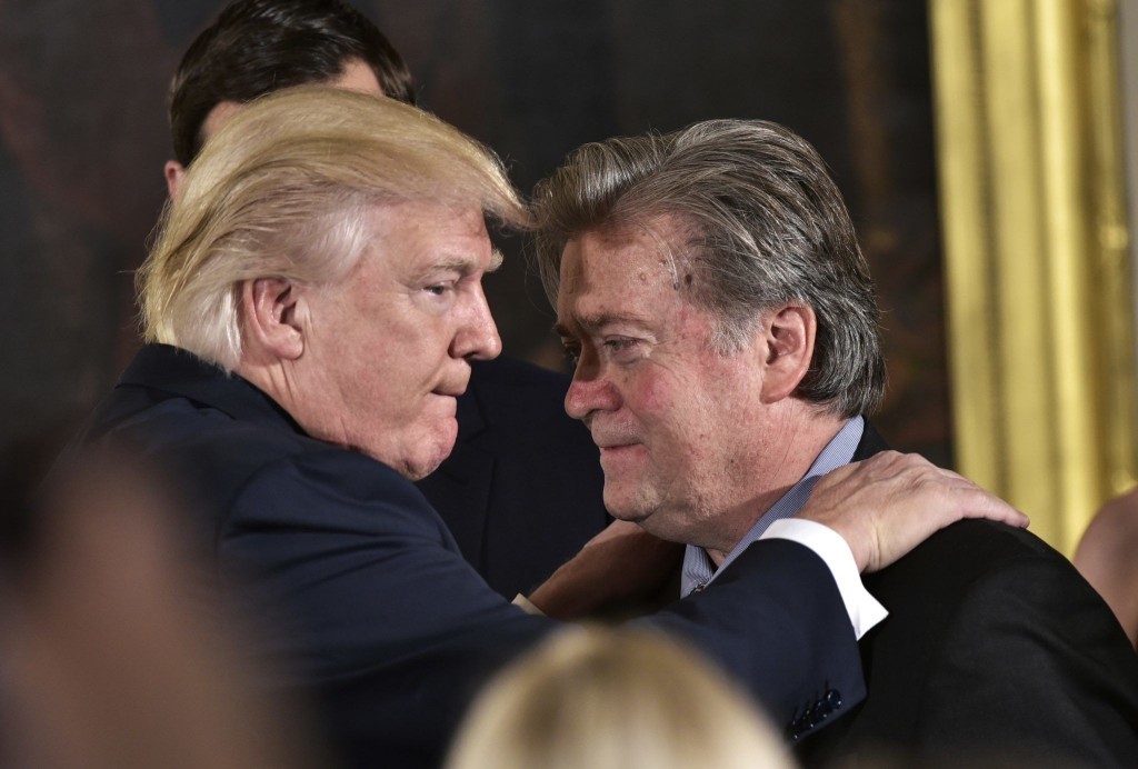 Trump and Steve Bannon