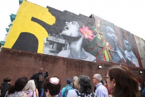 Freddie Gray Tour - J.C. Faulk and Mural #6