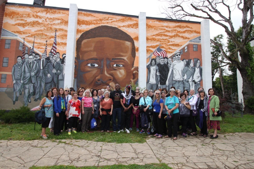 Freddie Gray Tour - Rabbis and Activists
