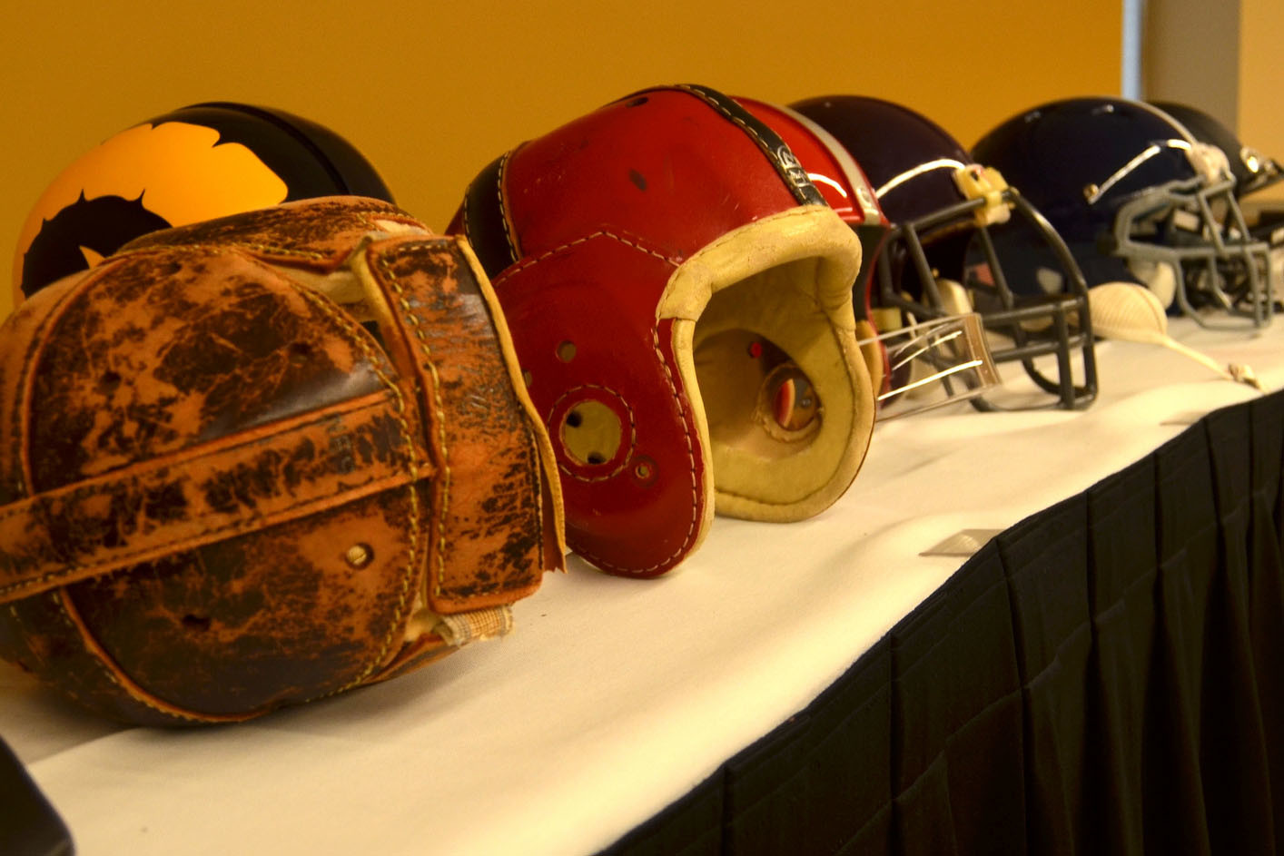 NFL helmets