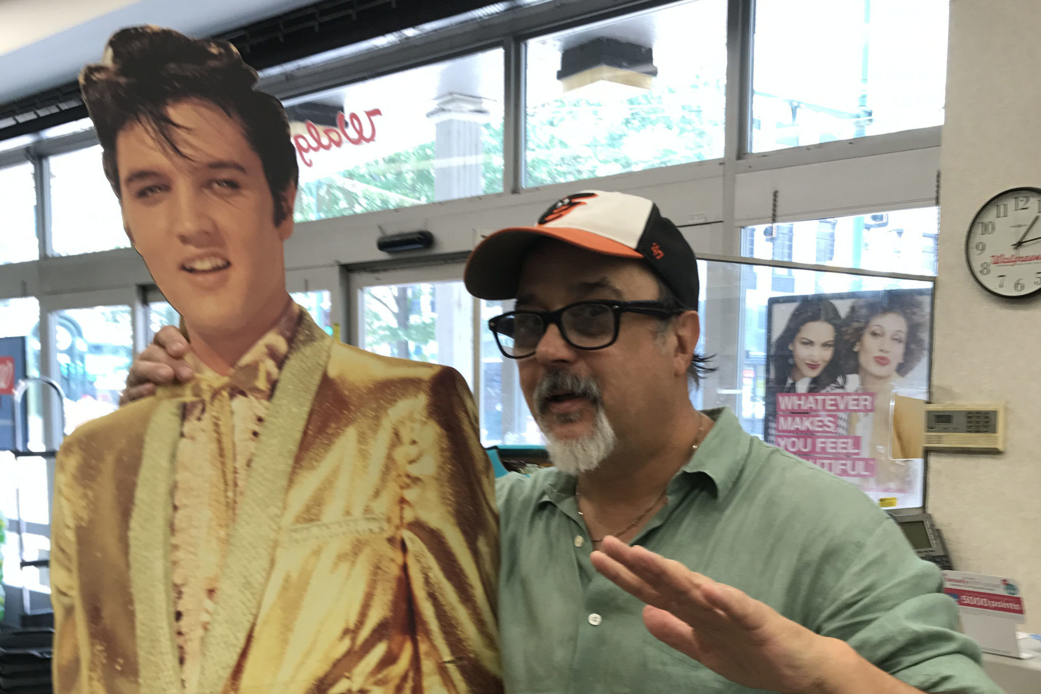 Rafael Alvarez with the King