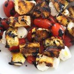 Grilled Challah Caprese Salad