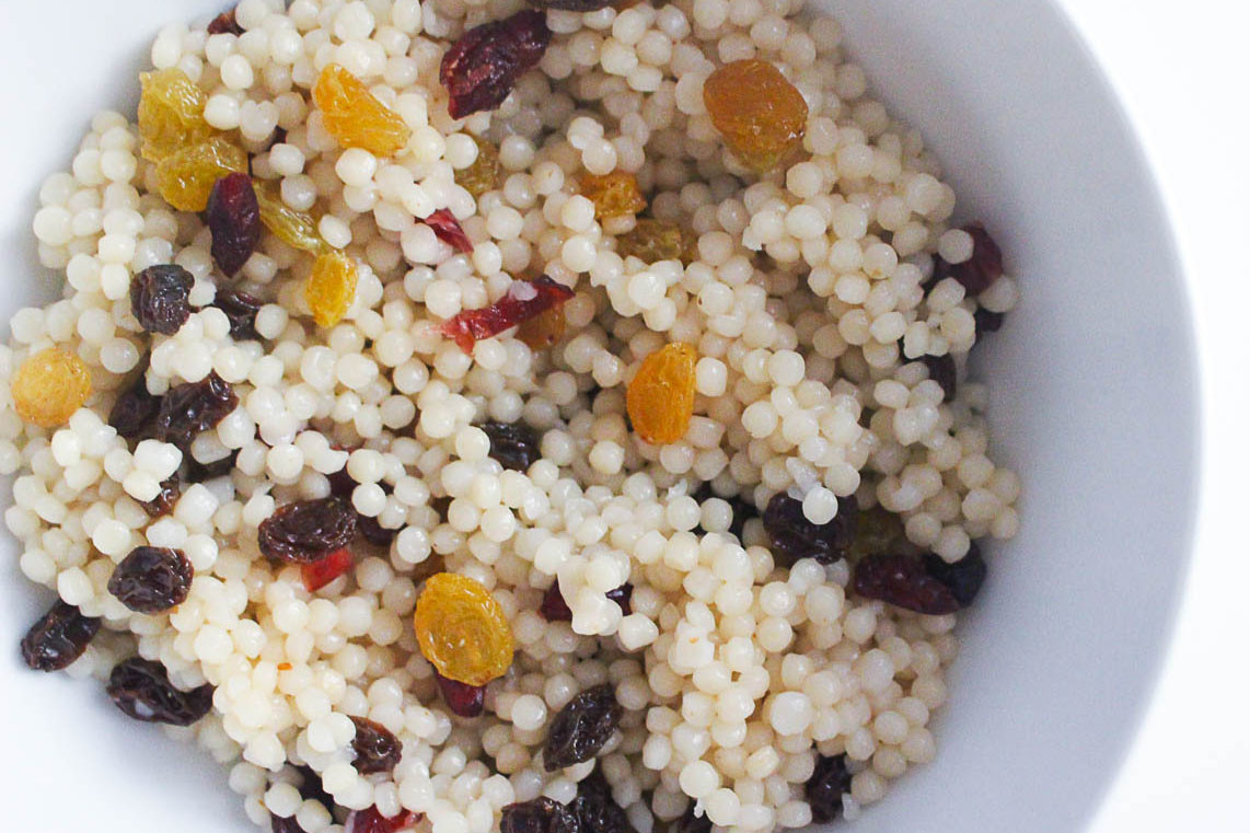 Israeli Couscous With Dried Fruit