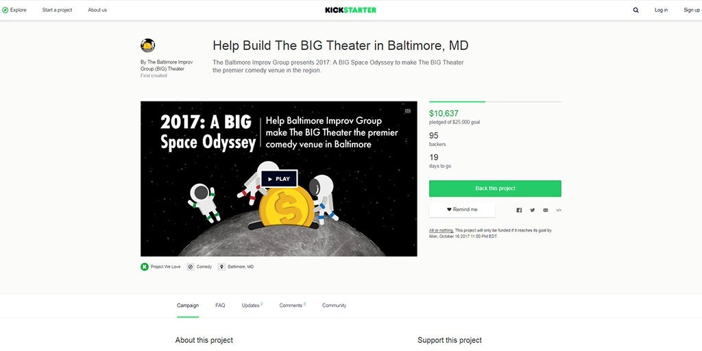 2017: A BIG Space Odyssey