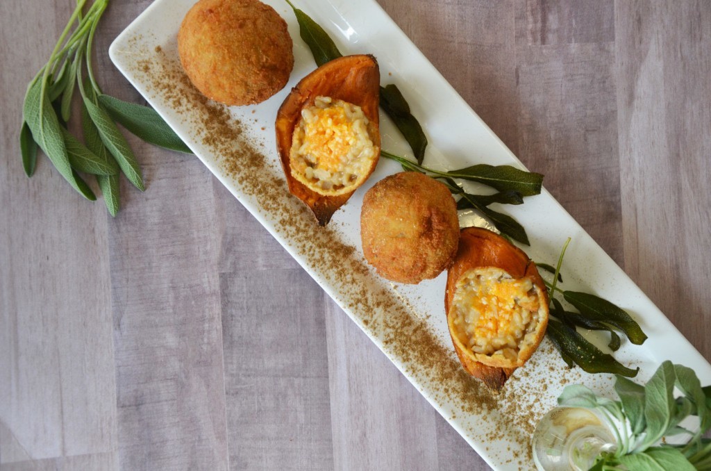 Wild Mushroom and Sweet Potato Arancini