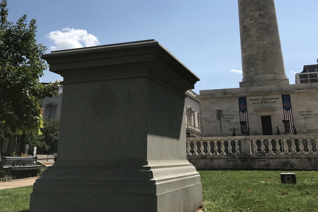 Empty pedestal