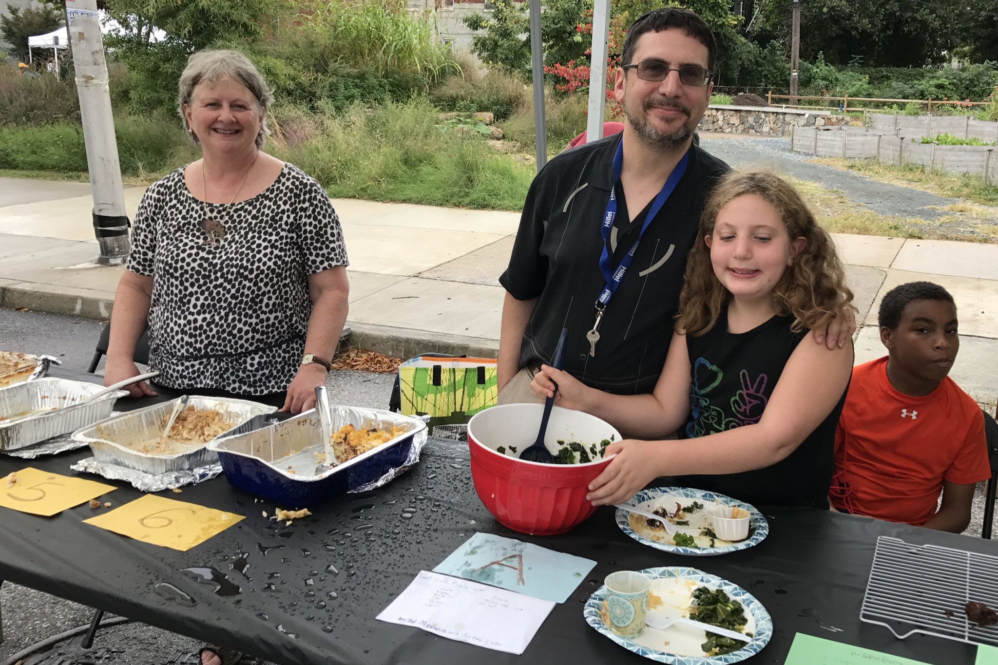Kugel and greens in Reservoir Hill