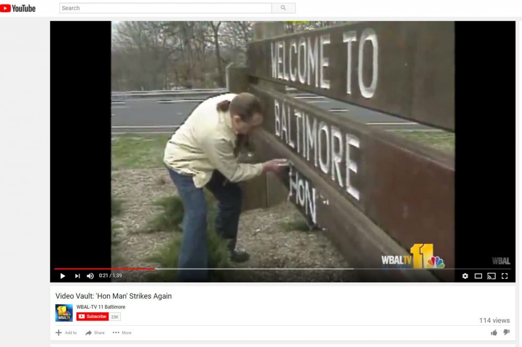 Hon Man strikes again, WBAL-TV