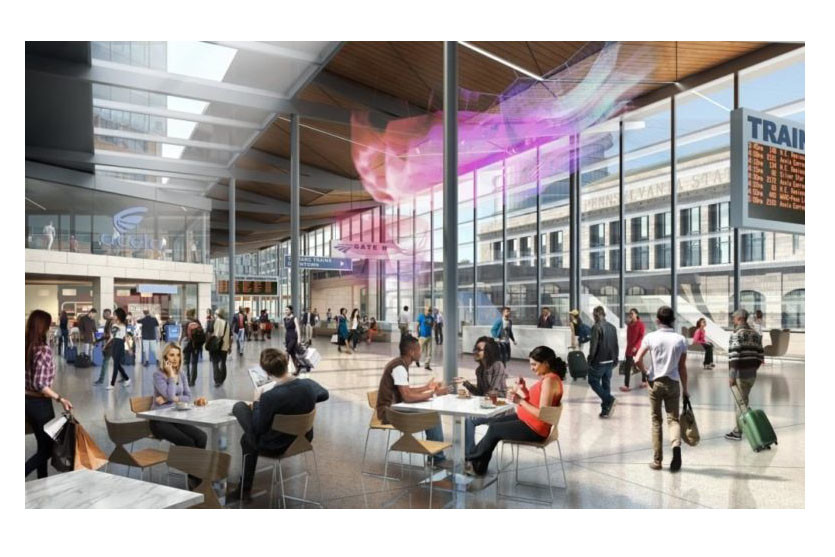 Penn Station rendering