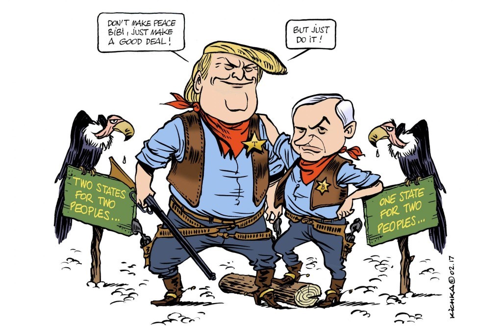 Michel Kichka cartoon