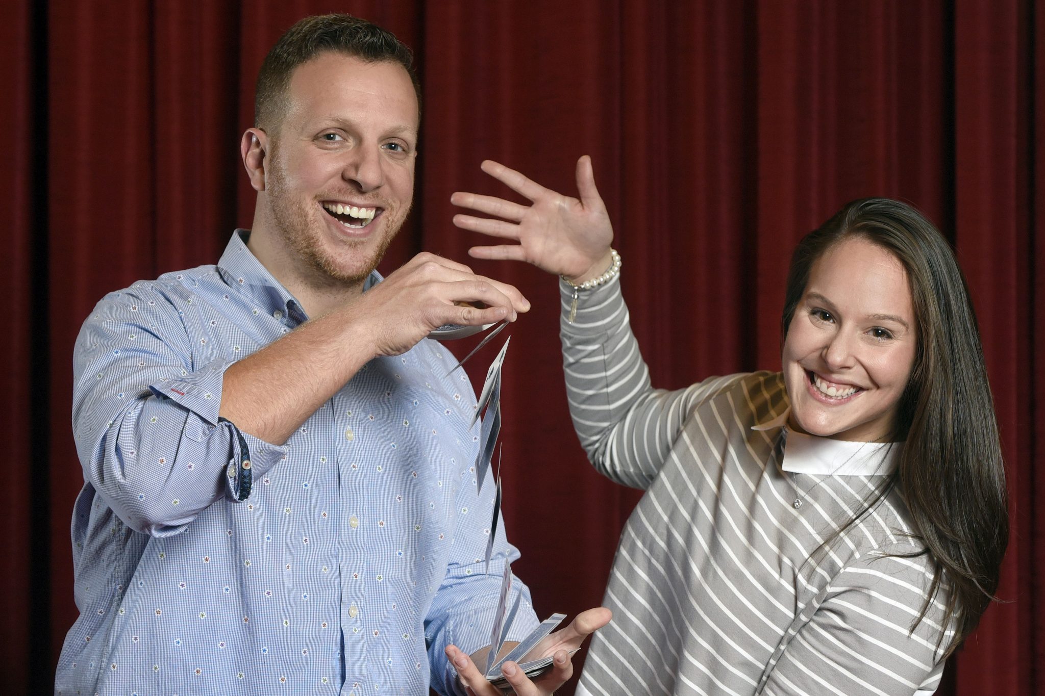 Adam Yosim and Marisa Obuchowski