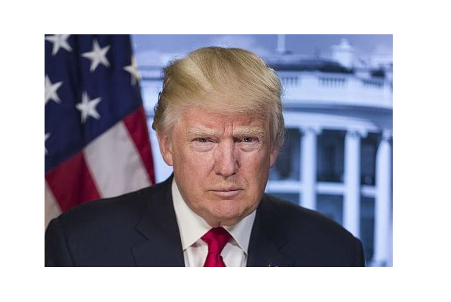 Official portrait of President Donald Trump