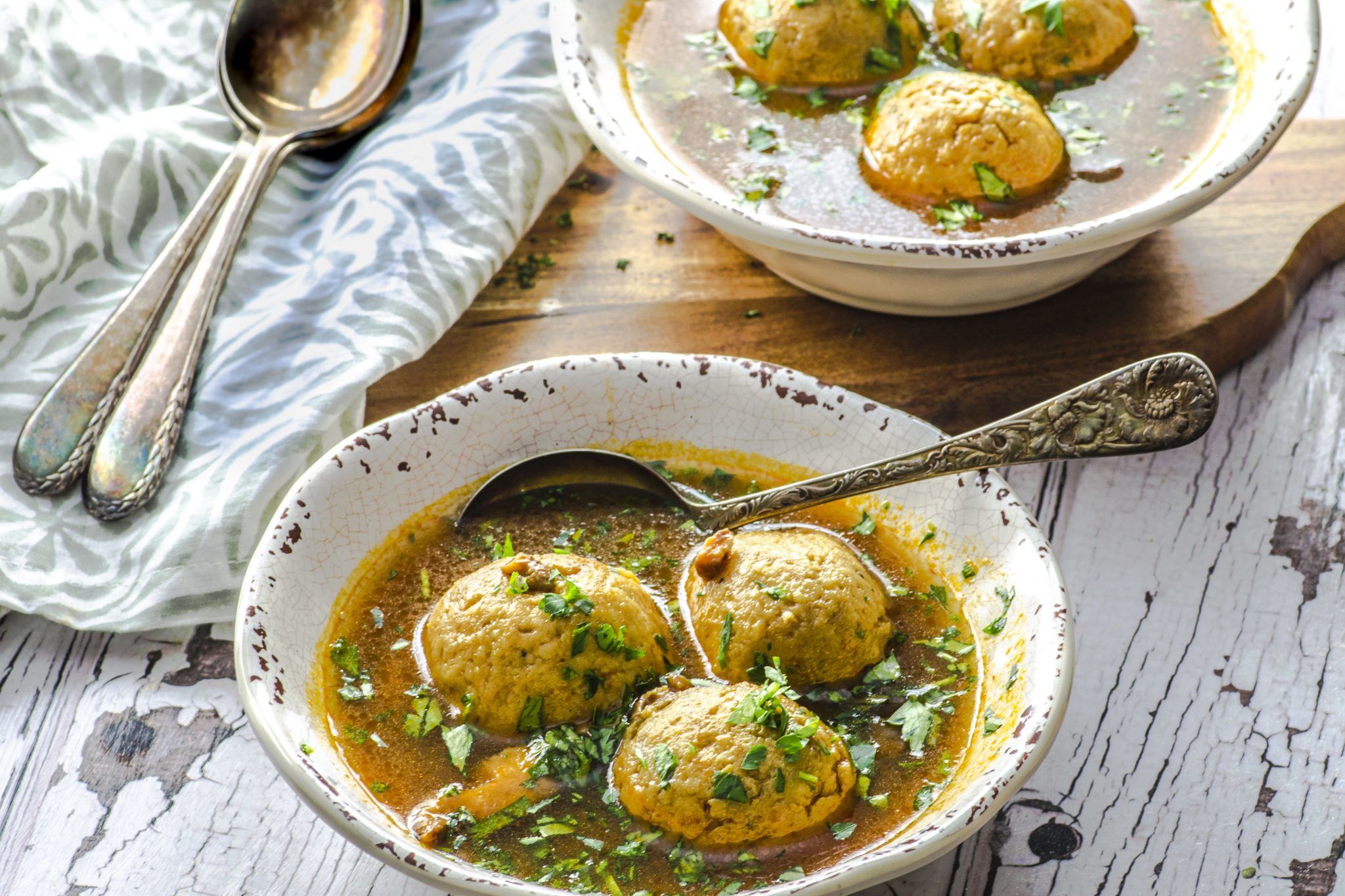 Vegetarian Matzoh Ball Soup
