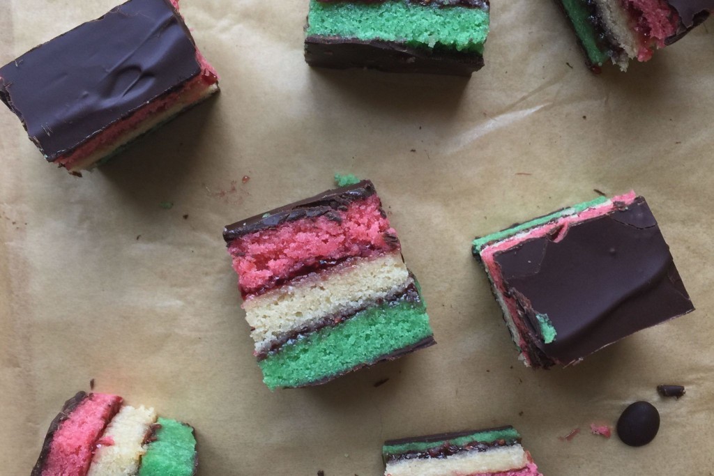 Rainbow cookies