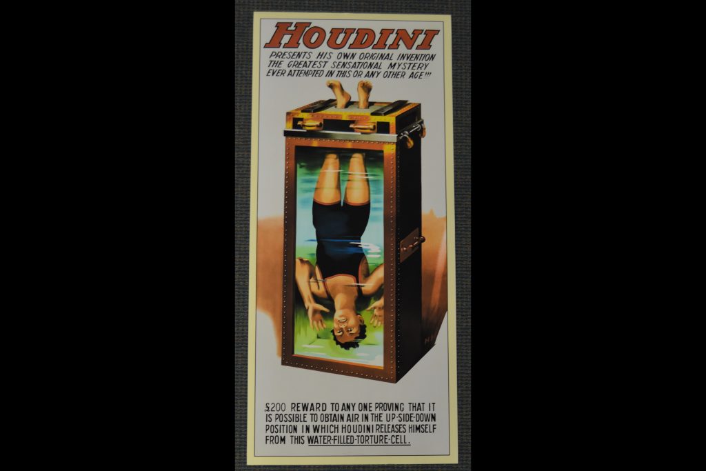 Houdini water torture poster