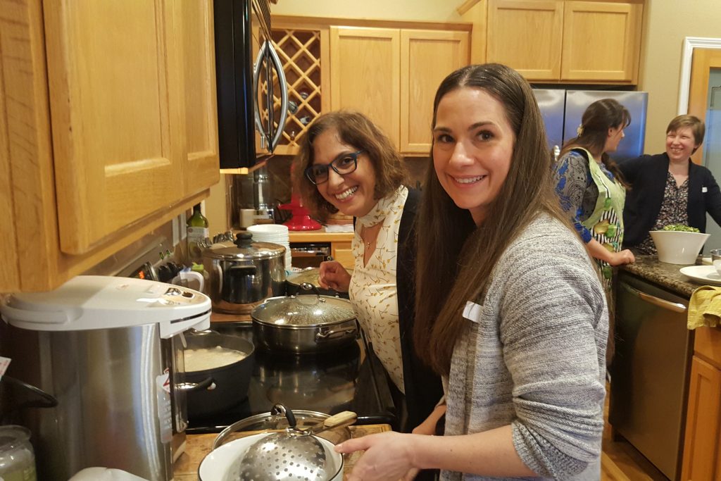 Efi Asaf, left, and Rachel Brown