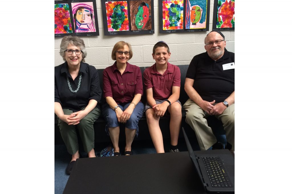 Brina Pintzuk, Sally Grobani, Noah B., Jay Pintzuk