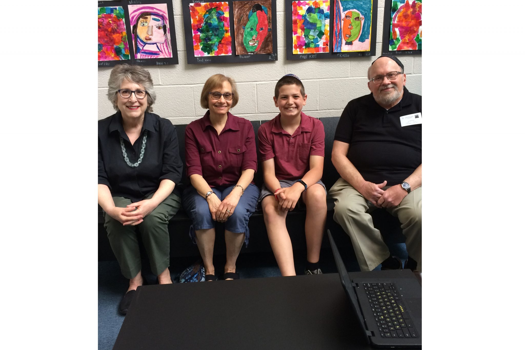 Brina Pintzuk, Sally Grobani, Noah B., Jay Pintzuk