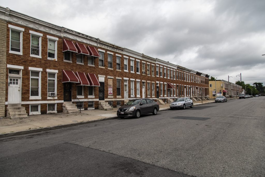 West Baltimore rowhouses