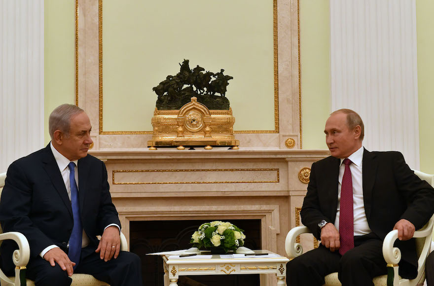 Benjamin Netanyahu and Vladimir Puti