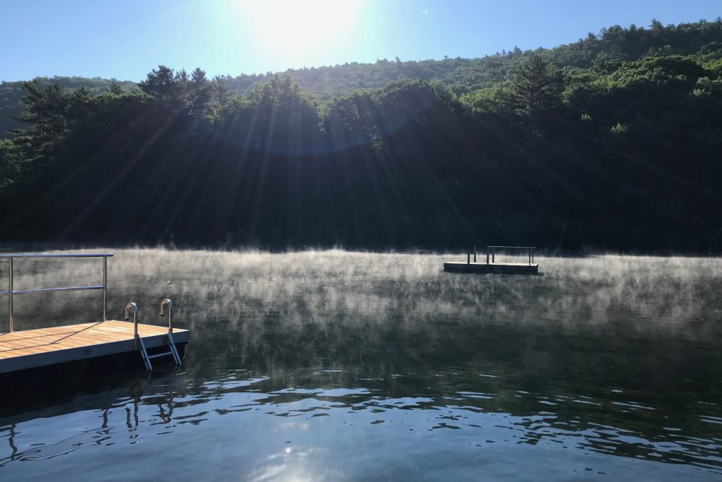 Sunrise over Lake Miriam