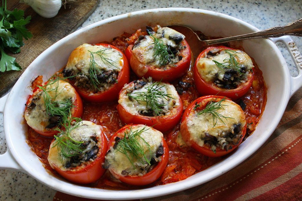 Georgian Stuffed Tomatoes