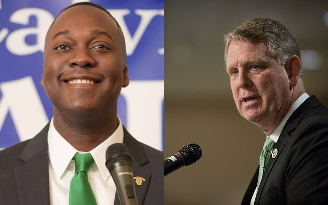 Dr. Calvin B. Ball III and Allan H. Kittleman