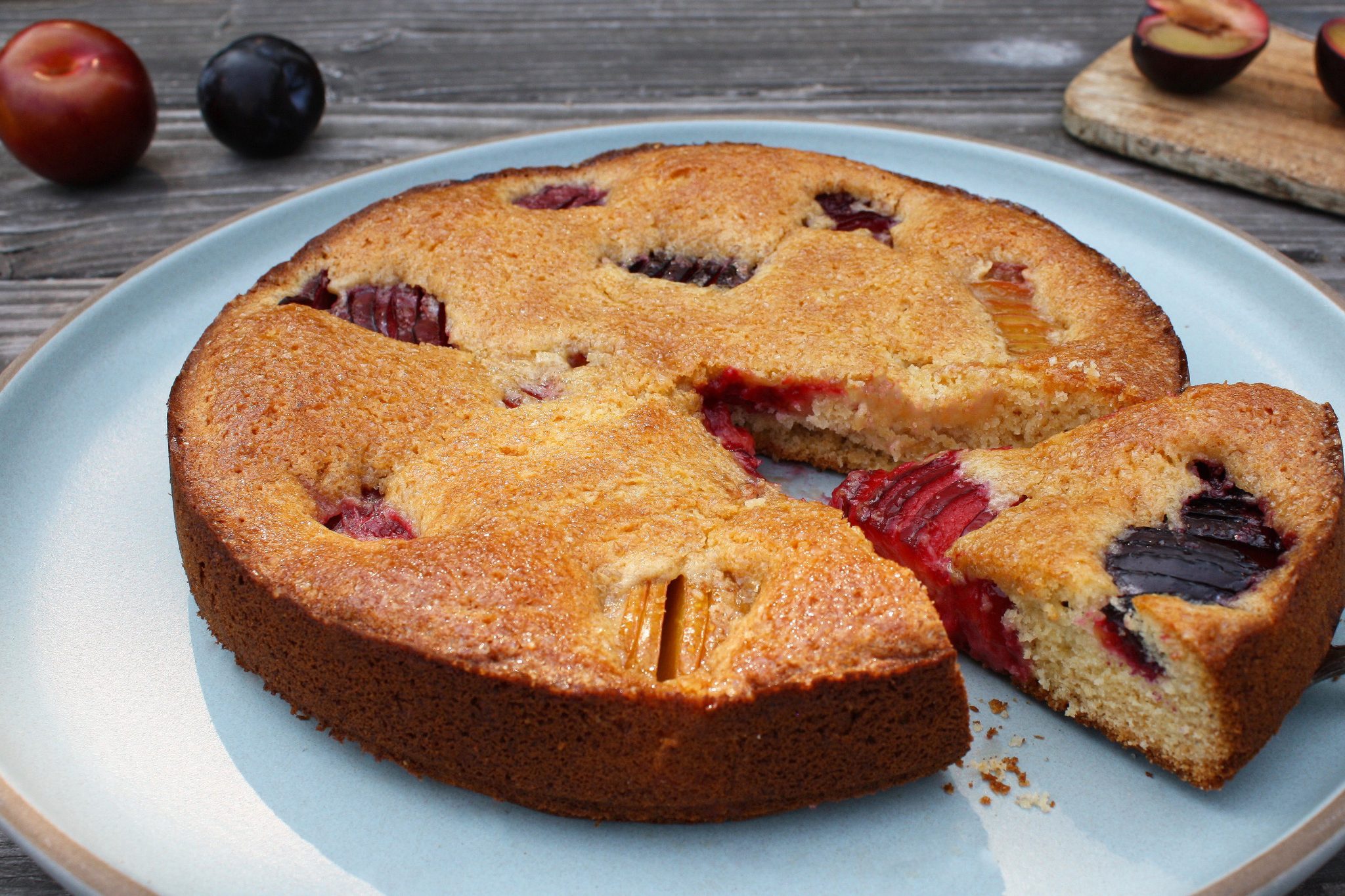 German Plum Cake {Easy and No Yeast} | Marcellina in Cucina