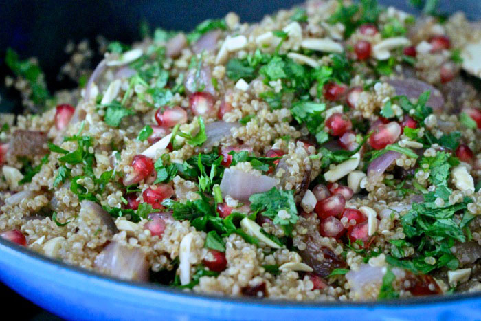 Quinoa Pomegranate Fresh Salad