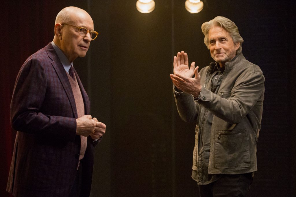 Alan Arkin, left, and Michael Douglas