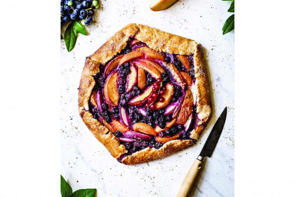 Peach and Blueberry Galette