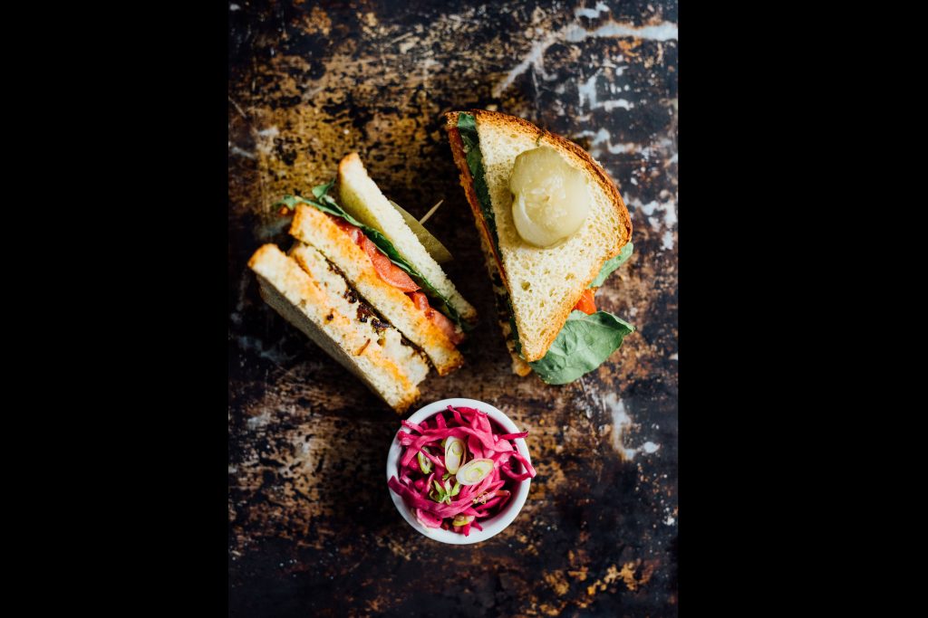 Gefilte Fish Club Sandwich