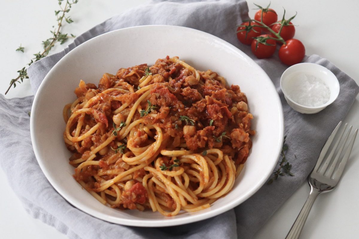 Chickpea Bolognese