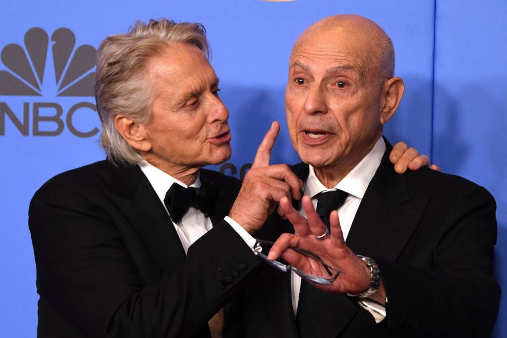 Michael Douglas and Alan Arkin