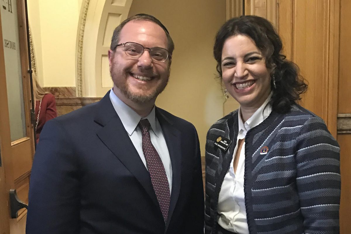 Rabbi Yehiel Kalish and Dafna Michaelson Jenet