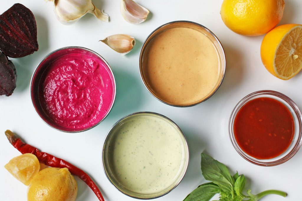 Tahini sauce three ways