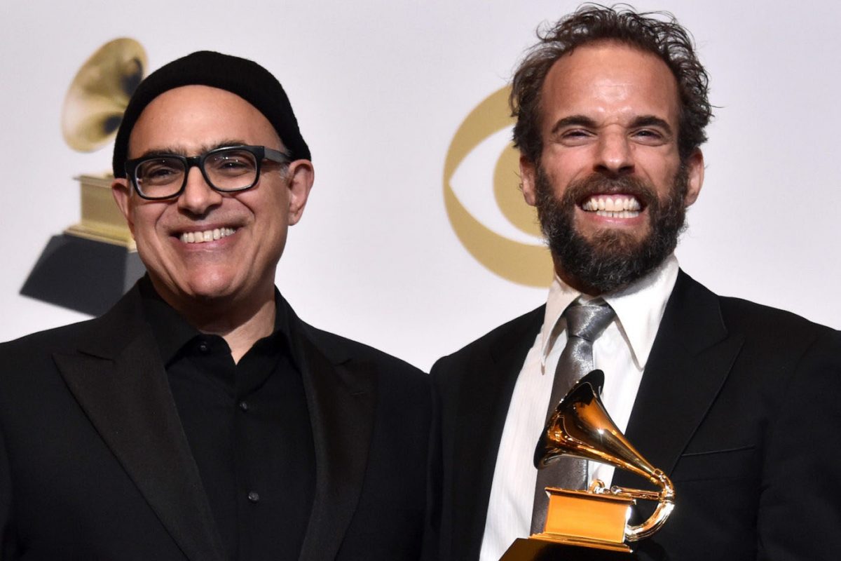 David Yazbek, left, and Dean Sharenow,