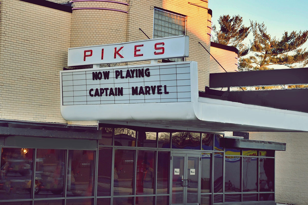 The historic Pikes Theatre