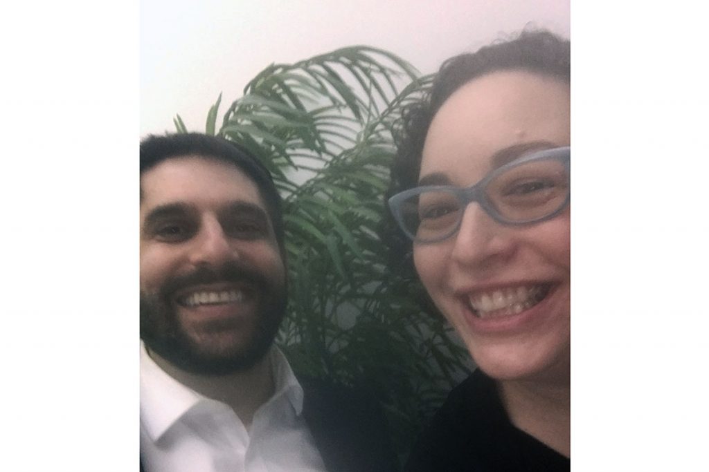 Rabbi Yoggev and Amanda