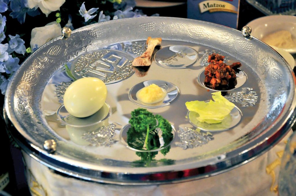 Passover seder plate