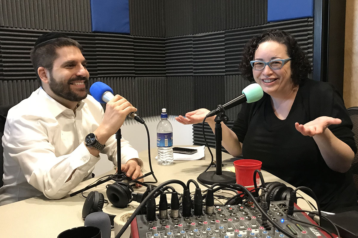 Rabbi Eli Yoggev and Amanda Krotki