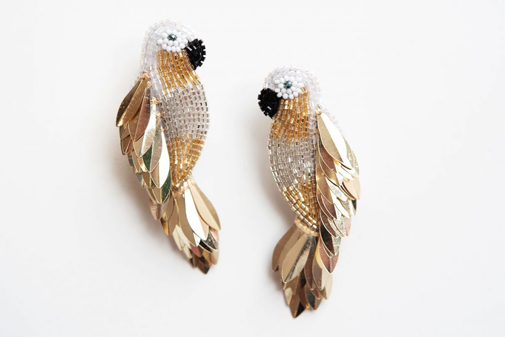 Parrot earrings