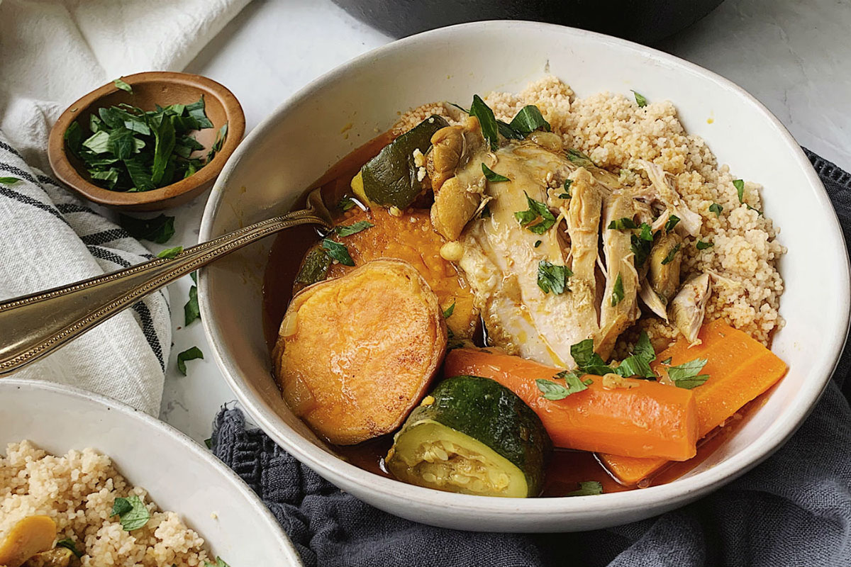 Moroccan Couscous and Chicken