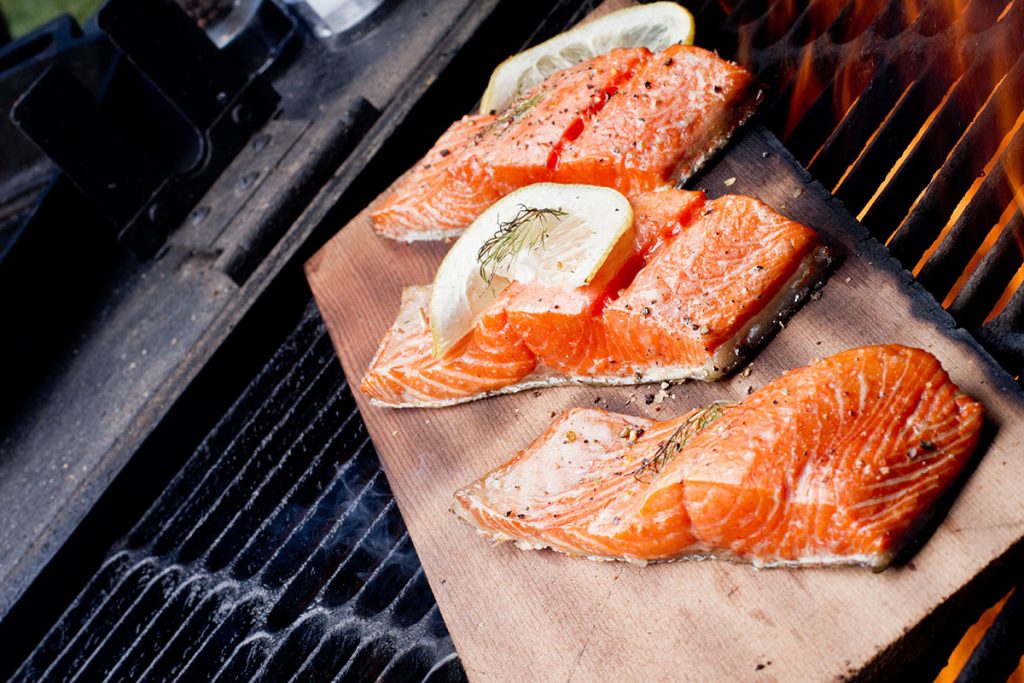 Cedar Plank Grilled Salmon