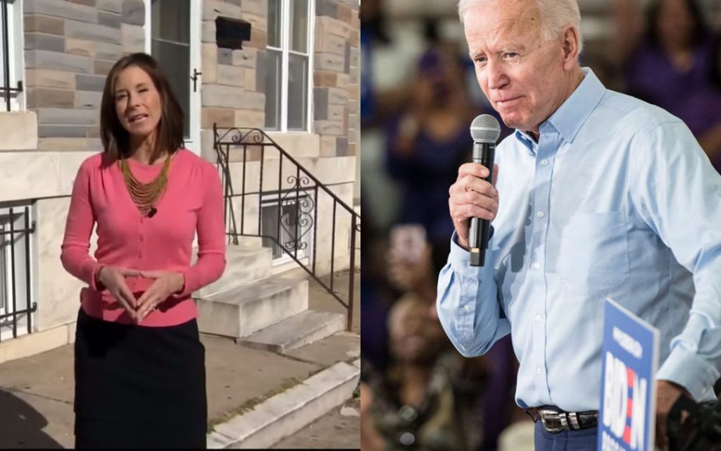 Mary Bubala and Joe Biden