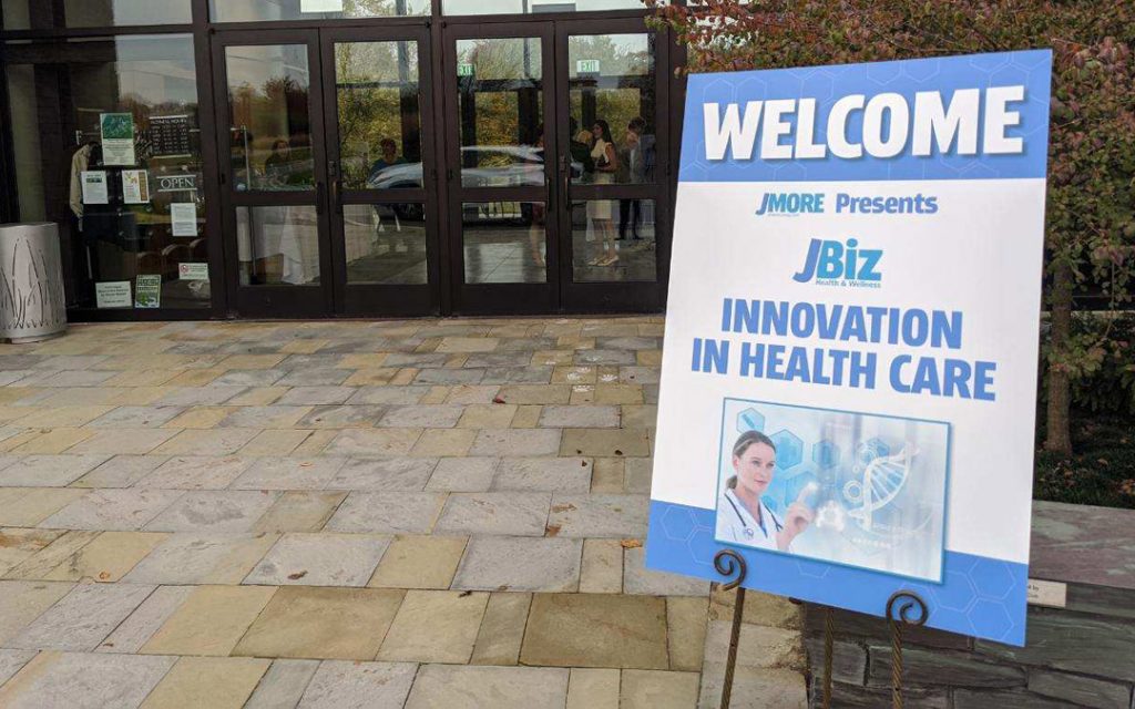 A great crowd was on hand Oct. 29 for Jmore's "Innovation In Healthcare" event at Cylburn Arboretum, celebrating Baltimore's health care innovators.