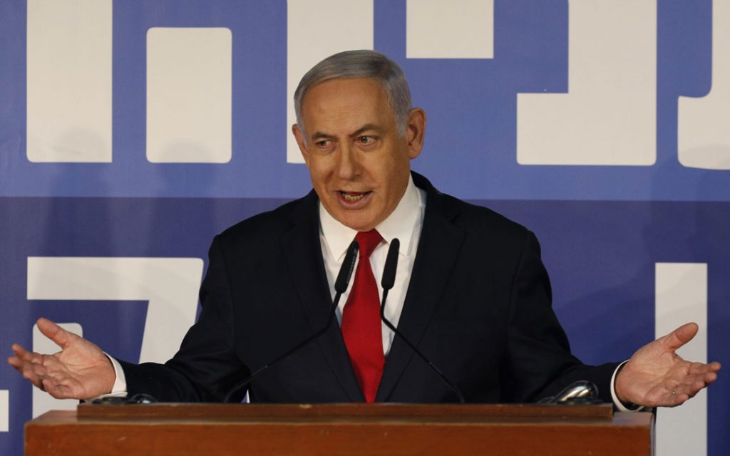 Israeli Prime Minister Benjamin Netanyahu has called the indictment allegations a politically-motivated "witch hunt." (Gali Tibbon / AFP via Getty Images)