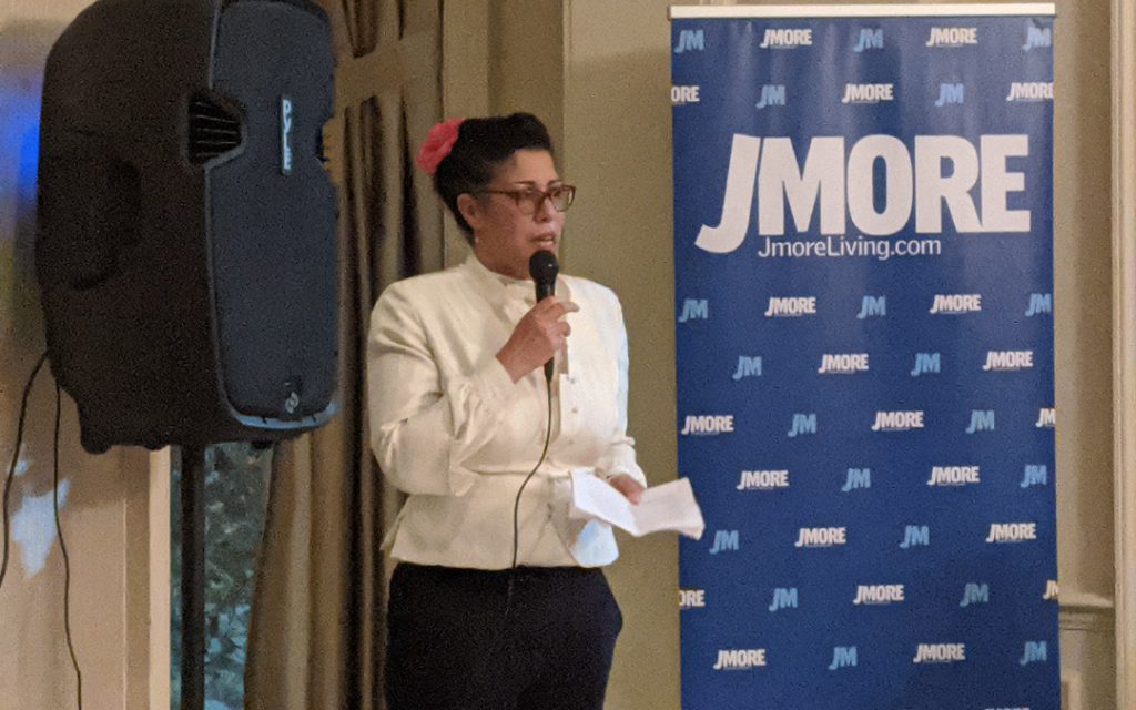 Jmore's latest JBiz meet-up event took place Nov. 19 at the Royal Sonesta Harbor Court Hotel, with meaningful networking, delicious food and drinks and featured speaker Rain Pryor.