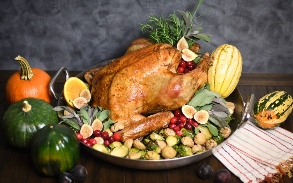 Roasted Turkey With Chestnuts